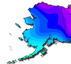 Mapa de Alaska
